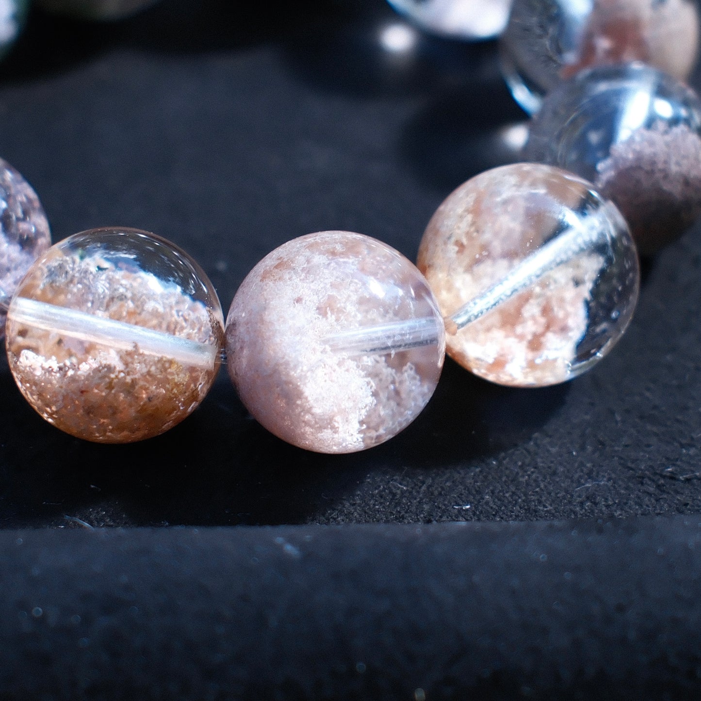 Vivid Phantom Quartz Bracelet