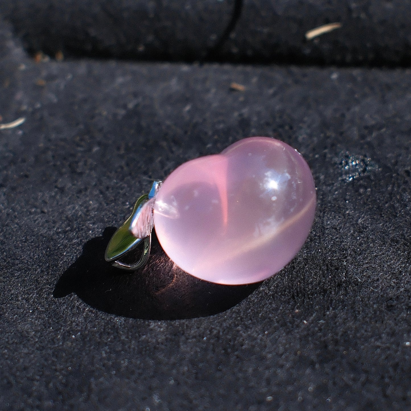 Rose Quartz Heart Pendant