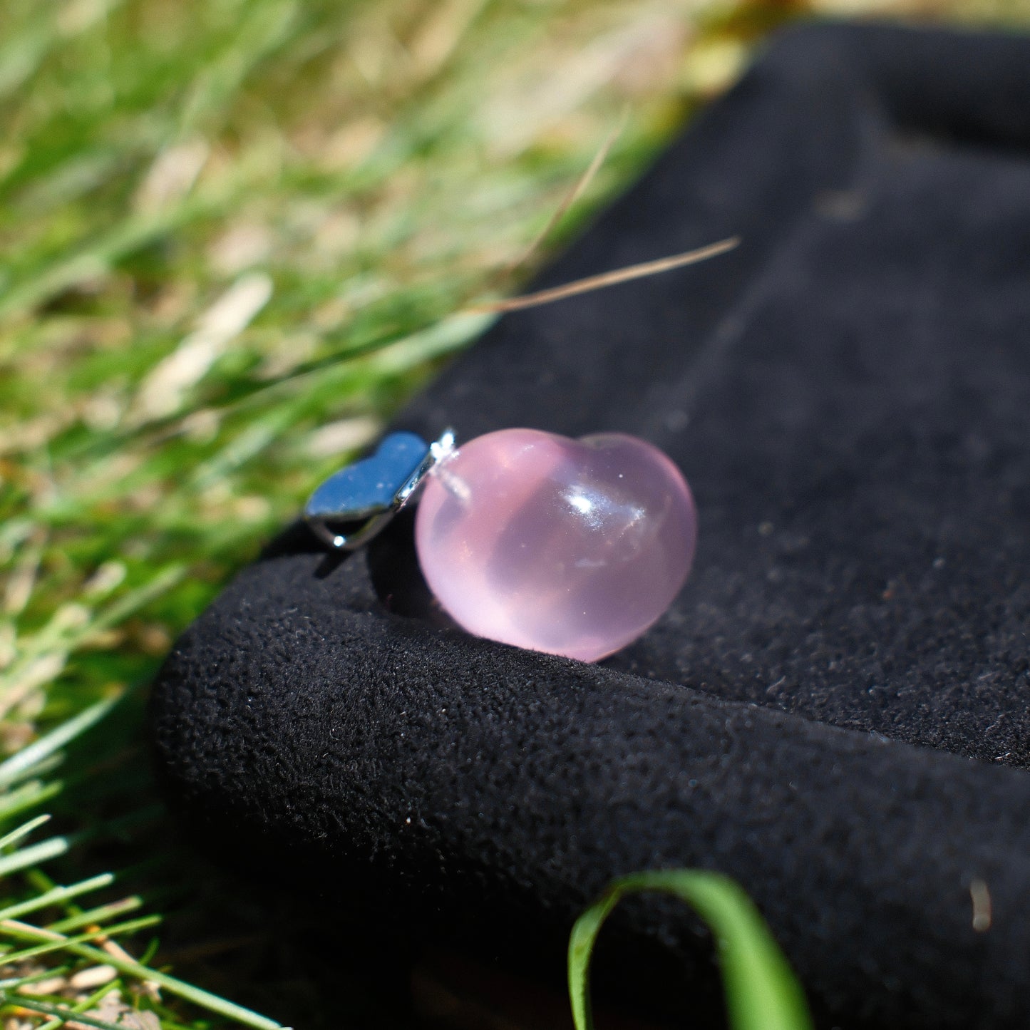 Rose Quartz Heart Pendant