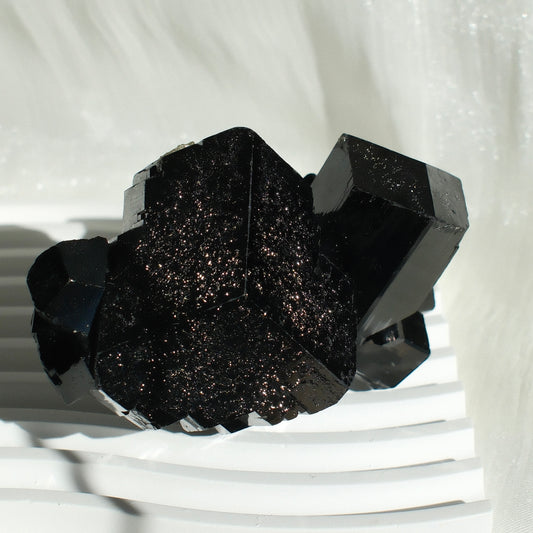 Namibian Black Tourmaline Cluster