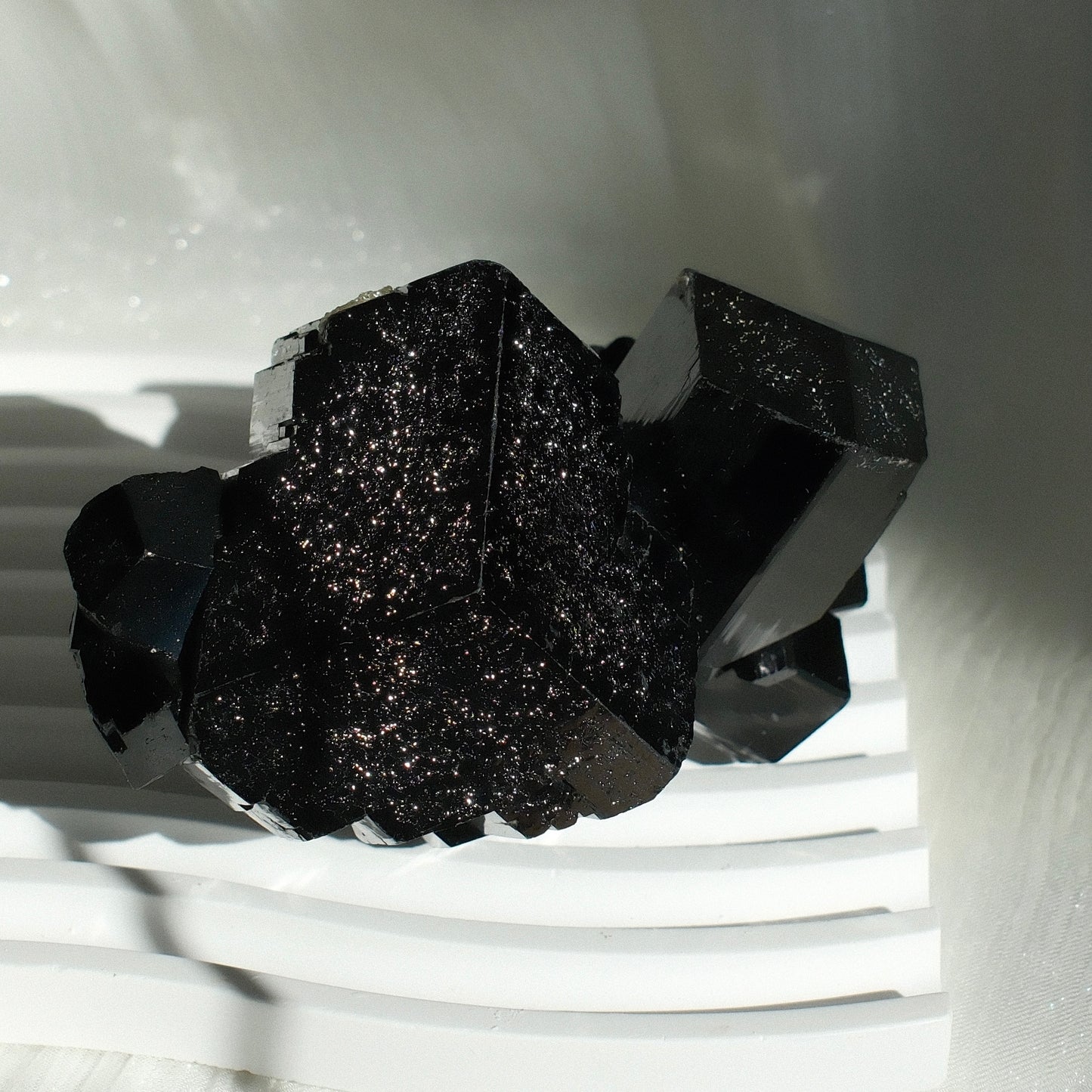 Namibian Black Tourmaline Cluster