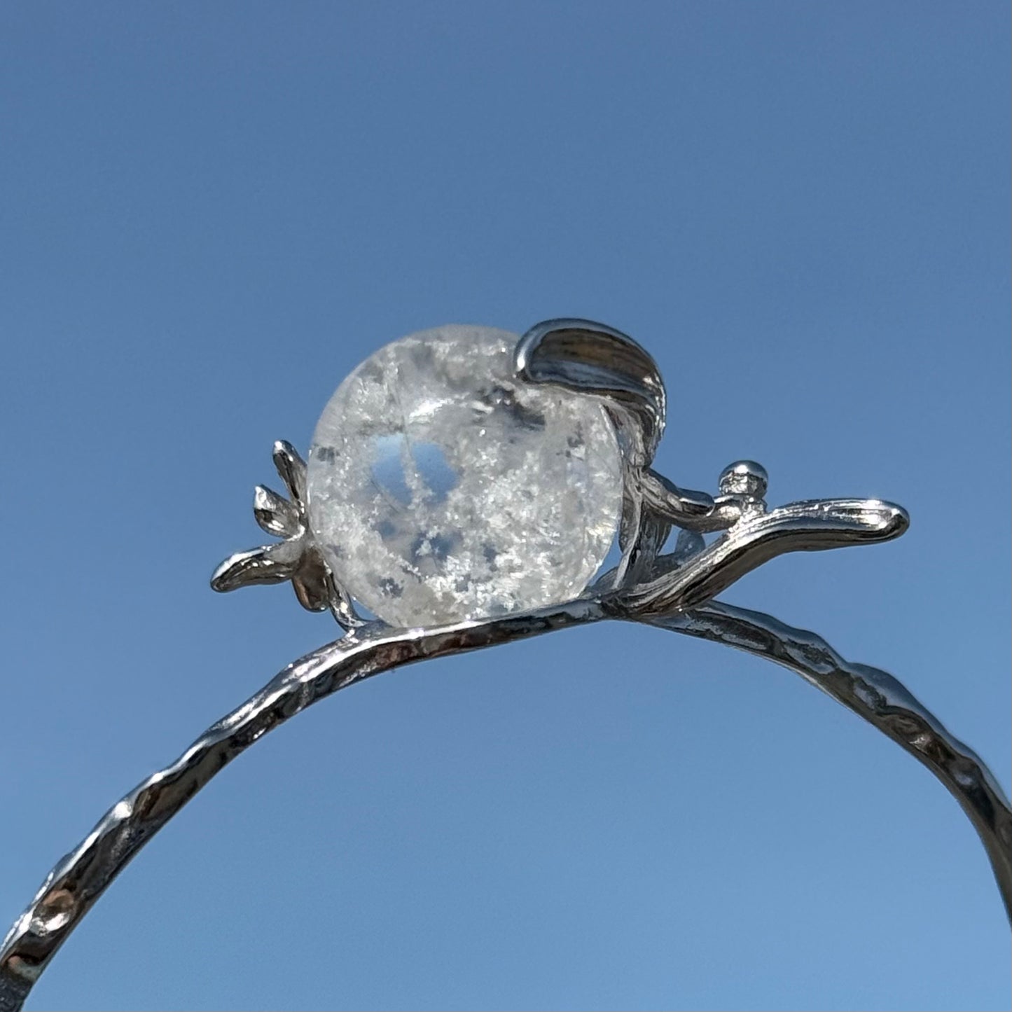 Snowflake Rutilated Quartz Bracelet